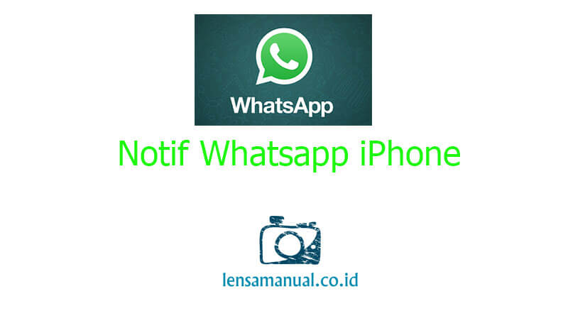 Notif Whatsapp iPhone